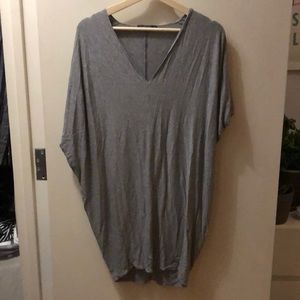 Riller & Fount Heather gray kaftan dress